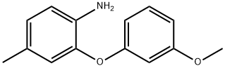 2-(3-METHOXYPHENOXY)-4-METHYLANILINE Struktur