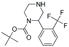 2-(2-TRIFLUOROMETHYL-PHENYL)-PIPERAZINE-1-CARBOXYLIC ACID TERT-BUTYL ESTER Struktur