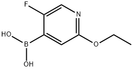 (2-ETHOXY-5-FLUOROPYRIDIN-4-YL)BORONIC ACID Struktur