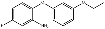 2-(3-ETHOXYPHENOXY)-5-FLUOROANILINE Struktur
