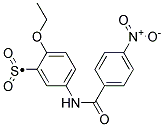 2-ETHOXY-5-(4-NITRO-BENZOYLAMINO)-BENZENESULFONYL Struktur