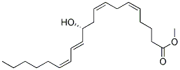 11(R)-HYDROXY-(5Z,8Z,12E,14Z)-EICOSATETRAENOIC ACID METHYLESTER Struktur