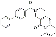 2-(BIPHENYL-4-CARBONYL)-8-METHYL-1,2,3,4-TETRAHYDRO-2,8A,10-TRIAZA-ANTHRACEN-9-ONE Struktur
