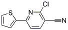 2-CHLORO-6-THIOPHEN-2-YL-NICOTINONITRILE Struktur