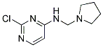 2-chloro-N-(pyrrolidin-1-ylmethyl)pyrimidin-4-amine Struktur