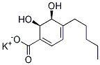 (2R,3S)-1-CARBOXY-4-PENTYL-2,3-DIHYDROXYCYCLOHEXA-4,6-DIENE POTASSIUM SALT, TECH. Struktur