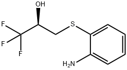 (2R)-3-[(2-AMINOPHENYL)SULFANYL]-1,1,1-TRIFLUORO-2-PROPANOL Struktur