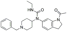 N-(1-ACETYL-2,3-DIHYDRO-(1H)-INDOL-6-YL)-N-(1-BENZYLPIPERIDIN-4-YL)-N'-ETHYLUREA Struktur