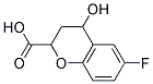 6-FLUORO-4-HYDROXYCHROMANE-2-CARBOXYLIC ACID Struktur