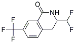 3-DIFLUOROMETHYL-7-TRIFLUOROMETHYL-3,4-DIHYDRO-2H-ISOQUINOLIN-1-ONE Struktur