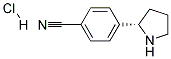 (S)-4-(PYRROLIDIN-2-YL)BENZONITRILE HYDROCHLORIDE Structure
