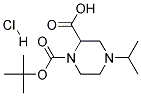 4-ISOPROPYL-PIPERAZINE-1,2-DICARBOXYLIC ACID 1-TERT-BUTYL ESTER HYDROCHLORIDE Struktur