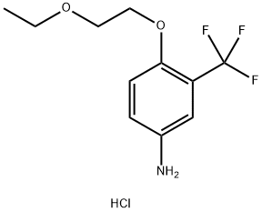 4-(2-ETHOXYETHOXY)-3-(TRIFLUOROMETHYL)ANILINE Struktur