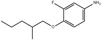 3-FLUORO-4-[(2-METHYLPENTYL)OXY]ANILINE Struktur