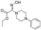 ETHYL 2-(HYDROXYIMINO)-2-(4-PHENYLPIPERAZINO)ACETATE Struktur