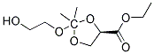 (R)-2-(2-HYDROXYETHOXY)ETHYL 2,2-DIMETHYL-1,3-DIOXOLANE-4-CARBOXYLATE Struktur