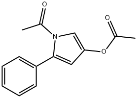 N-ACETYL-3-ACETOXY-5-PHENYLPYRROLE Struktur
