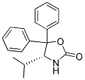 (4R)-4-ISOPROPYL-5,5-DIPHENYL-2-OXAZOLIDINONE Struktur