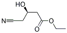 (R ) Ethyl-4-cyano-3-hydroxybutanoate Struktur