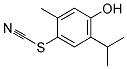 4-HYDROXY-5-ISOPROPYL-2-METHYLPHENYL THIOCYANATE, TECH Struktur