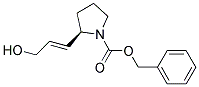 (R)-2-((E)-3-HYDROXY-PROPENYL)-PYRROLIDINE-1-CARBOXYLIC ACID BENZYL ESTER Struktur