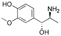 (R)--(4-Hydroxy-3-methoxyphenyl)alaninol Struktur