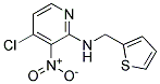 (4-Chloro-3-nitro-pyridin-2-yl)-thiophen-2-ylmethyl-amine Struktur