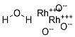 Rhodium oxide hydrate Struktur