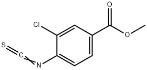 4-Methoxycarbonyl-2-chlorophenylisothiocyanate Struktur