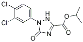 Isopropyl1-(3,4-dichlorophenyl)-2,5-dihydro-5-oxo-1H-1,2,4-triazole-3-carboxylate Struktur