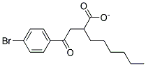 P-BROMOPHENACYLOCTANOATE Struktur