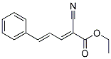 ETHYL(E,E)-2-CYANO-5-PHENYL-2,4-PENTADIENOATE Struktur