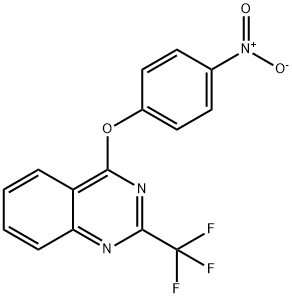 4-(4-NITROPHENOXY)-2-(TRIFLUOROMETHYL)QUINAZOLINE Structure