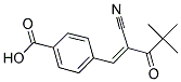 4-(2-NITRILO-4,4-DIMETHYL-3-OXOPENT-1-ENYL)BENZOIC ACID