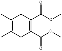 DIMETHYL 4,5-DIMETHYL-1,4-CYCLOHEXADIENE-1,2-DICARBOXYLATE Struktur