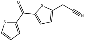 2-[5-(2-THIENYLCARBONYL)-2-THIENYL]ACETONITRILE Struktur