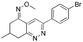 AZA(3-(4-BROMOPHENYL)-7-METHYL(6,7,8-TRIHYDROCINNOLIN-5-YLIDENE))METHOXYMETHANE