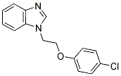 1-[2-(4-CHLOROPHENOXY)ETHYL]-1H-BENZIMIDAZOLE Struktur