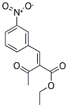 ETHYL 2-(3-NITROBENZYLIDENE)ACETOACETATE Struktur