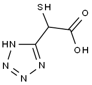 MERCAPTO-TETRAZOYL-ACETIC-ACID Struktur