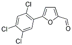 5-(2,4,5-TRICHLOROPHENYL)-2-FURALDEHYDE Structure