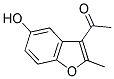 1-(5-HYDROXY-2-METHYL-BENZOFURAN-3-YL)-ETHANONE Struktur