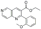 2-(2-METHOXYPHENYL)-1,6-NAPHTHYRIDINE-3-CARBOXYLIC ACID, ETHYL ESTER Struktur