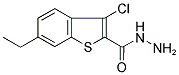 3-CHLORO-6-ETHYL-BENZO[B]THIOPHENE-2-CARBOXYLIC ACID HYDRAZIDE Struktur