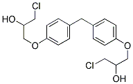 BISPHENOL F BIS(3-CHLORO-2-HYDROXYPROPYL) ETHER Struktur