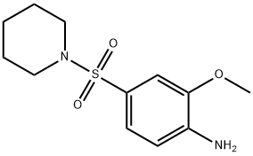2-METHOXY-4-(1-PIPERIDINYLSULFONYL)ANILINE Struktur