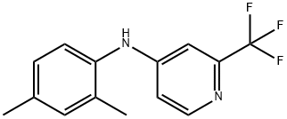 N-(2,4-DIMETHYLPHENYL)-2-(TRIFLUOROMETHYL)-4-PYRIDINAMINE Struktur