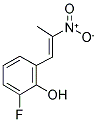 (3-FLUORO-2-HYDROXYPHENYL)-2-NITROPROPENE Struktur