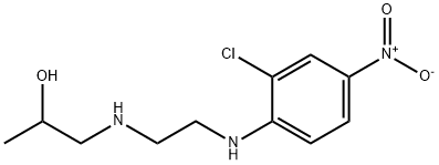1-((2-[(2-CHLORO-4-NITROPHENYL)AMINO]ETHYL)AMINO)PROPAN-2-OL Struktur