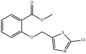 METHYL 2-[(2-CHLORO-1,3-THIAZOL-5-YL)METHOXY]BENZENECARBOXYLATE Struktur